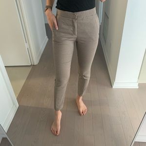 Zara houndstooth print dress pants